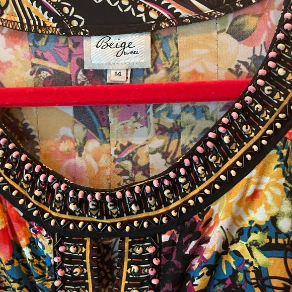 Dress - beaded/Floral multi color - Picture 7 of 10